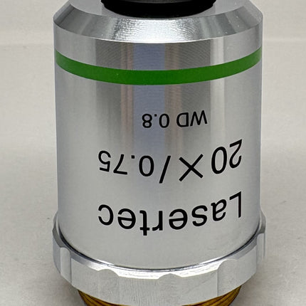 Lasertec 20x0.75 WD 0.8 ∞/0 HR Objective Lens M27 thread