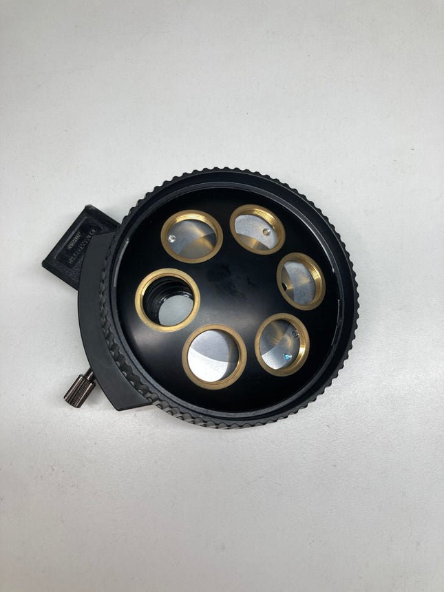 Olympus Microscope 6 position Nosepiece Turret U-D6RE DIC RMS Thread