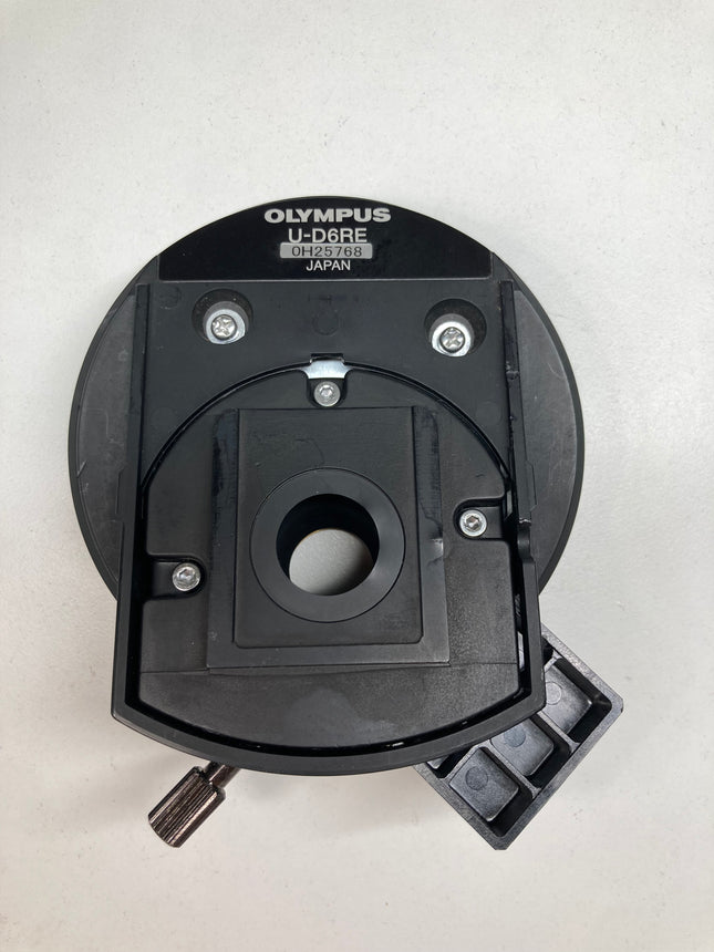 Olympus Microscope 6 position Nosepiece Turret U-D6RE DIC RMS Thread