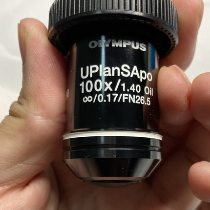 Olympus UPlanSApo 100x/1.40 oil ∞/0.17/FN26.5 RMS Thread Microscope Objective