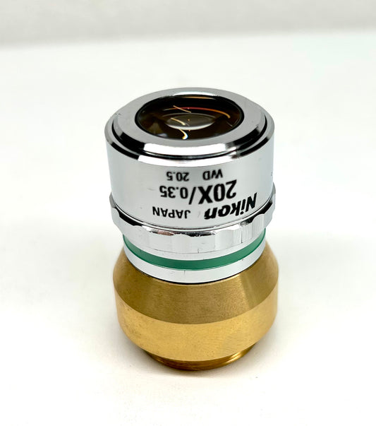 Nikon Eclipse Microscope Objective CF Plan 20x/0.35 EPI ∞ SLWD RMS/M25 CFI60/45