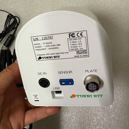 Tokai Hit ThermoPlate TP-SQH26 Stage Temperature Control System