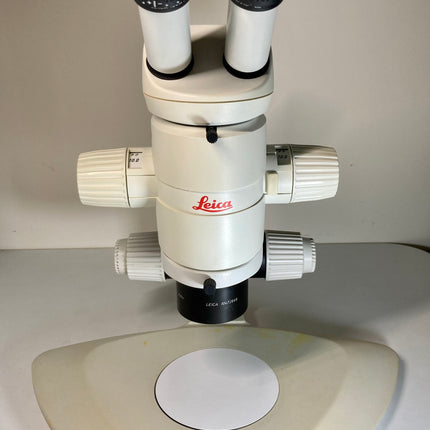Leica MZ12.5 Stereo Microscope W/ 10X21B Eyepieces and PLANAPO 0.63X Objective