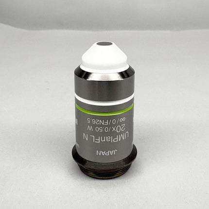 Olympus UMPlanFL N 20x0.50 W ∞/0 /FN26.5 UIS2 water dipping Microscope Objective