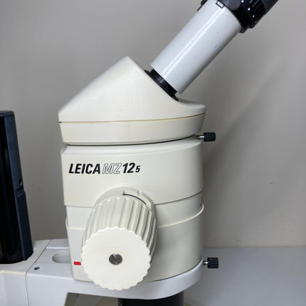 Leica MZ12.5 Stereo Microscope W/ 10X21B Eyepieces and PLANAPO 0.63X Objective
