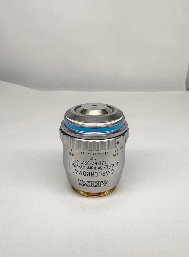 Zeiss C-APOCHROMAT 40x1.2 W Korr UV-VIS -IR ∞/0.14-0.19 Microscope Objective 421767-9971-711