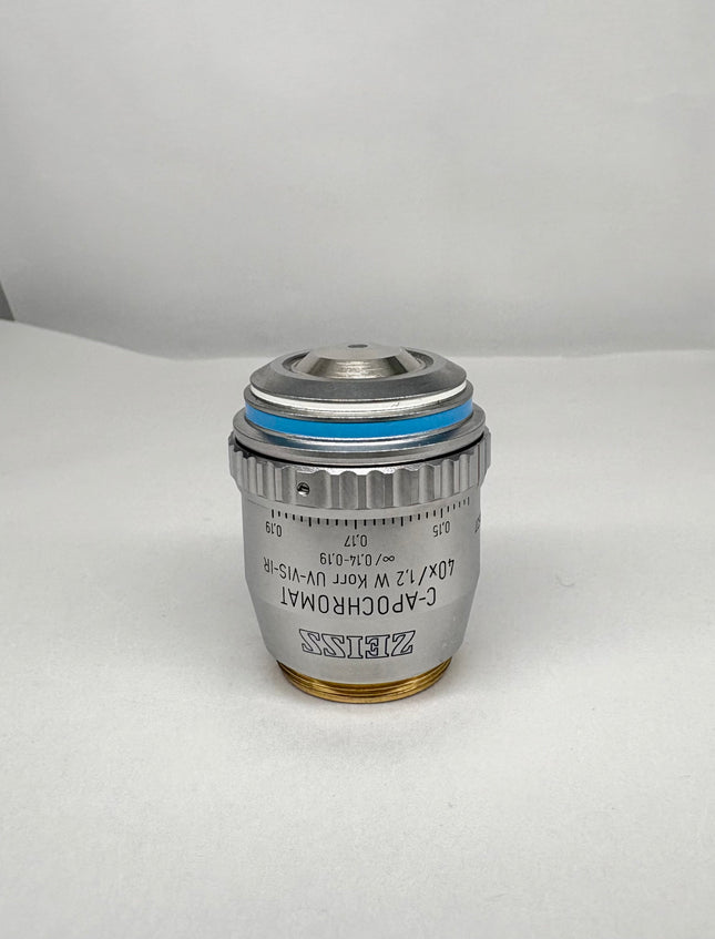 Zeiss C-APOCHROMAT 40x1.2 W Korr UV-VIS -IR ∞/0.14-0.19 Microscope Objective 421767-9971-711