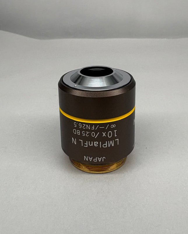 Olympus LMPlanFL N 10X0.25 BD ∞/-/FN26.5 Microscope Objective
