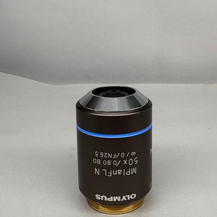 Olympus MPlanFL N 50x0.80 BD ∞/0 FN26.5 UIS2 Microscope Infinity Objective