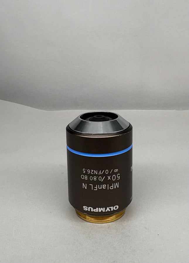 Olympus MPlanFL N 50x0.80 BD ∞/0 FN26.5 UIS2 Microscope Infinity Objective