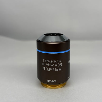 Olympus MPlanFL N 50x0.80 BD ∞/0 FN26.5 UIS2 Microscope Infinity Objective