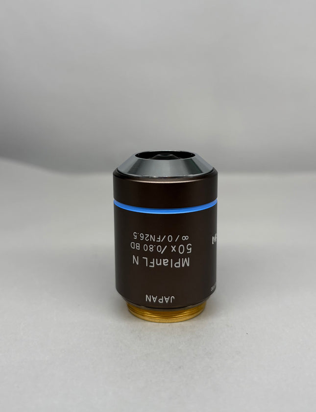 Olympus MPlanFL N 50x0.80 BD ∞/0 FN26.5 UIS2 Microscope Infinity Objective