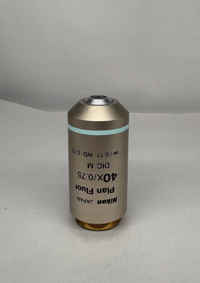 Nikon Microscope Objective Plan Fluor 40x /0.75 DIC M ∞/0.17 WD 0.72