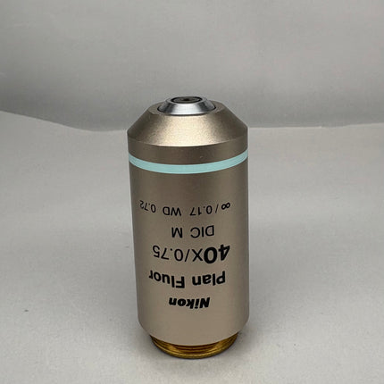 Nikon Microscope Objective Plan Fluor 40x /0.75 DIC M ∞/0.17 WD 0.72