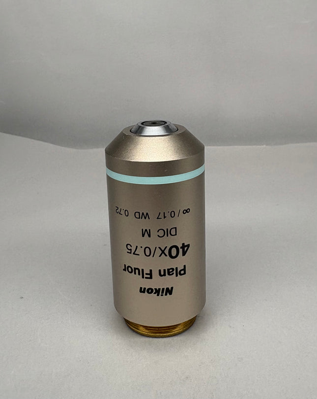 Nikon Microscope Objective Plan Fluor 40x /0.75 DIC M ∞/0.17 WD 0.72