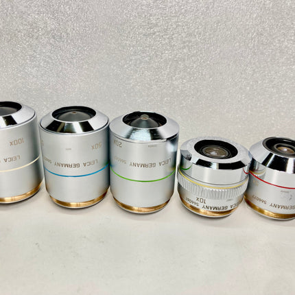 Leica N PLAN BD 5x 10x 20x 50x 100x ∞ /0 Infinity Microscope Objectives M32