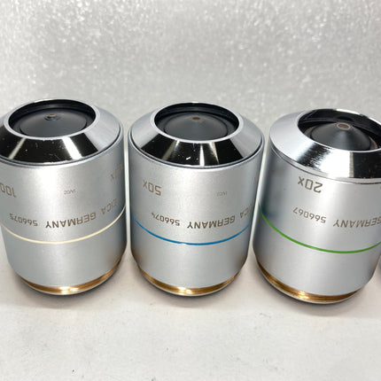 Leica N PLAN BD 5x 10x 20x 50x 100x ∞ /0 Infinity Microscope Objectives M32