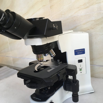 Olympus BX41 Trinocular Phase Contrast Microscope