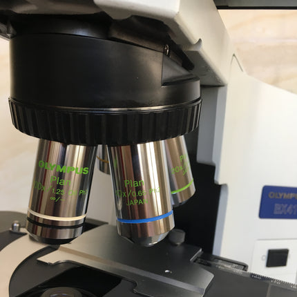 Olympus BX41 Trinocular Phase Contrast Microscope