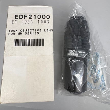 Nikon EDF21000 100x Measuring Objective Lens for TM MM Microscope (NOS)