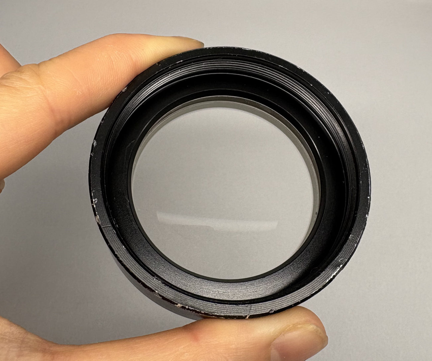 Leica Microscope Auxiliary objective 0.5X 10446318 WD 200MM f/ S4E,S6,S6E 52mm Thread