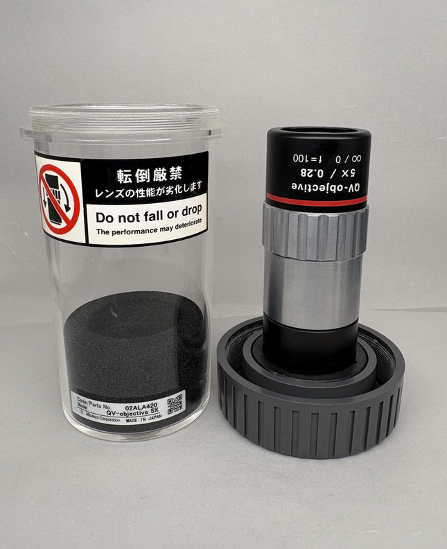 Mitutoyo Quick Vision QV-Objective 5x0.28 (02ALA420) ∞/0 f=100