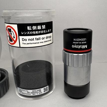 Mitutoyo Quick Vision QV-Objective 5x0.28 (02ALA420) ∞/0 f=100