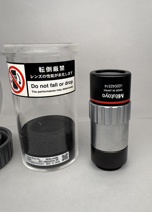 Mitutoyo Quick Vision QV-Objective 5x0.28 (02ALA420) ∞/0 f=100