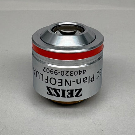 Zeiss EC Plan-NEOFLUAR 5X0.16 Microscope Objective 440320-9902 in perfect optical condition.