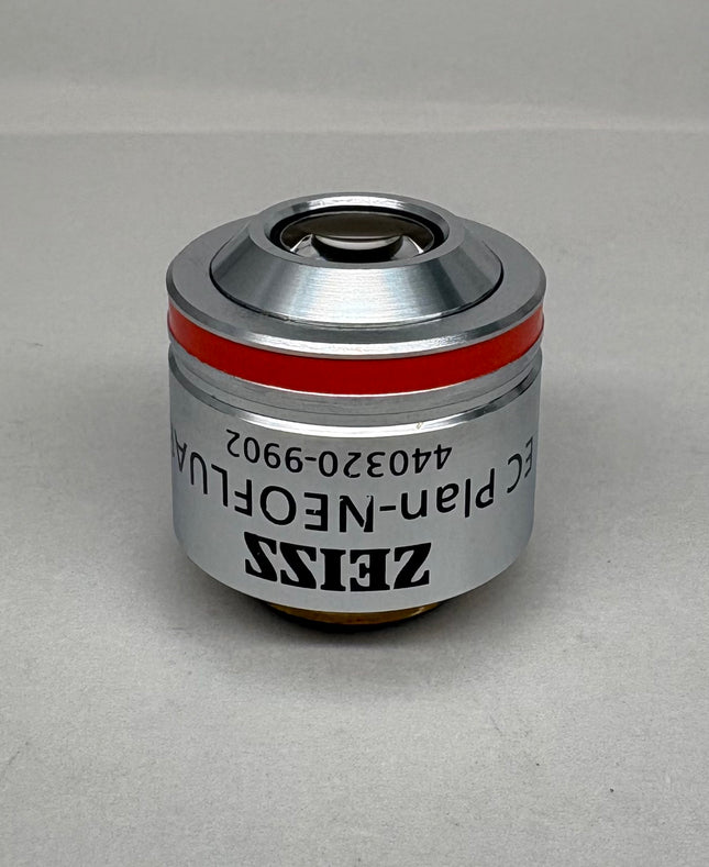 Zeiss EC Plan-NEOFLUAR 5X0.16 Microscope Objective 440320-9902 in perfect optical condition.