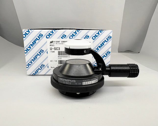 Olympus Microscope U-SC3 Swing Out, Flip Top Flip-Out Condenser Achromat0.9