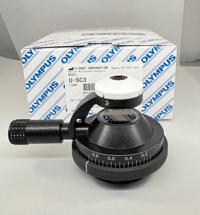Olympus Microscope U-SC3 Swing Out, Flip Top Flip-Out Condenser Achromat 0.9
