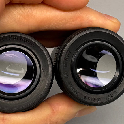 Pair Of Zeiss Microscope Eyepieces PI 16x/16 444054 Eyetubes 30mm
