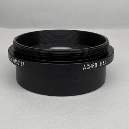 Leica Stereo Microscope Auxiliary Lens ACHRO  0.5x 10450192 f/M60 M80 etc.