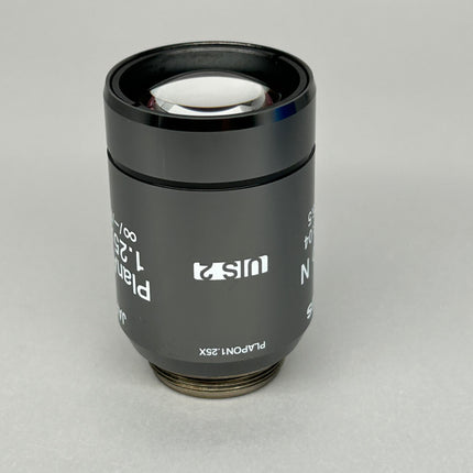 Olympus Microscope Infinity Objective PlanApo N 1.25x 0.04 RMS Thread UIS2 ∞/-/FN26.5