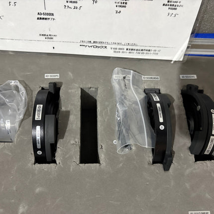 Original HIROX MX-5030 Adapter Accessory Set (AD-5030RLS45, AD-5030ZLOWS, VC-A50SS) shown in storage case.