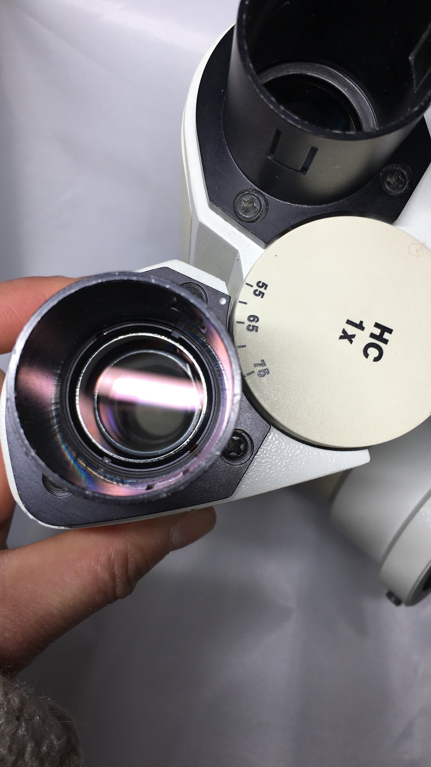 Leica Microscope Trinocular Head Infinity HC 501500 Eyepieces 30mm