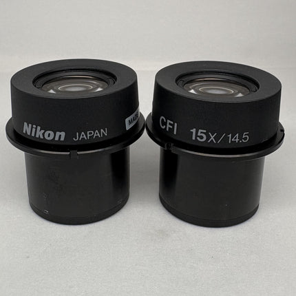 Nikon Microscope Eyepieces CFI 15x/14.5 30mm Thread