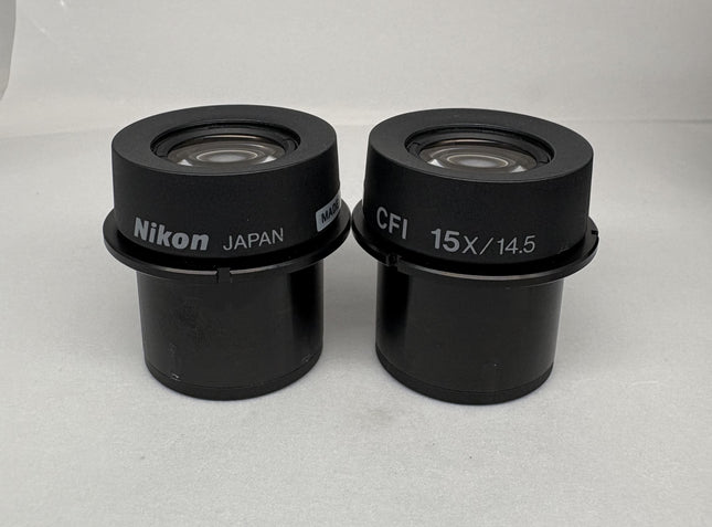 Nikon Microscope Eyepieces CFI 15x/14.5 30mm Thread