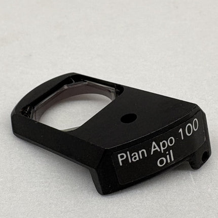 Nikon Plan Apo 100 oil DIC Nomarski Prism Slider f/ Plan Apo 100x oil Objective part showing clean glass