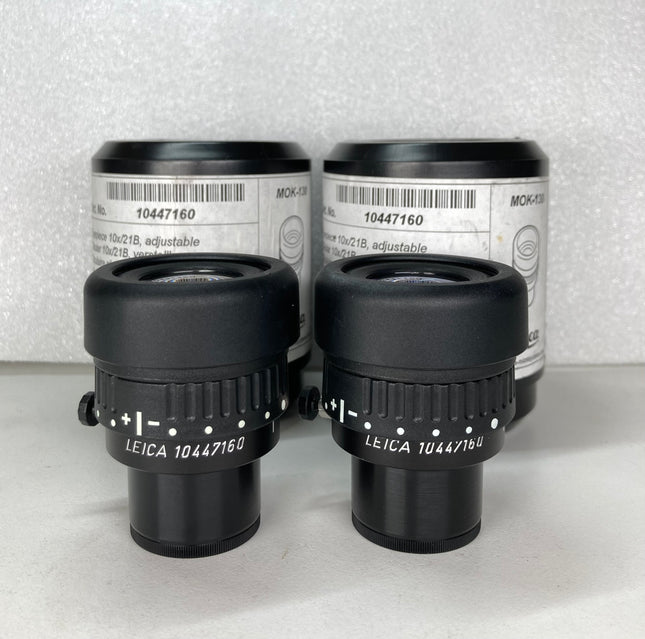 New Pair of Leica 10x/21B Stereo Microscope Eyepieces 10447160