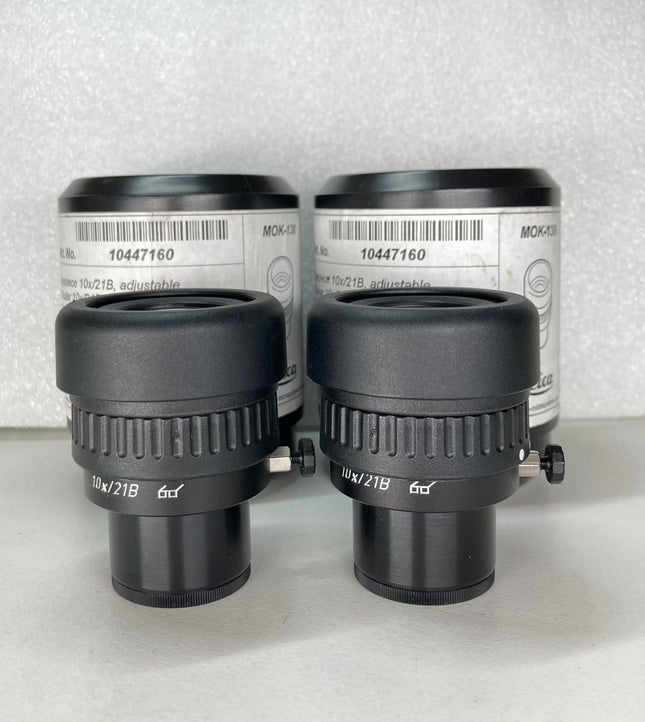 New Pair of Leica 10x/21B Stereo Microscope Eyepieces 10447160
