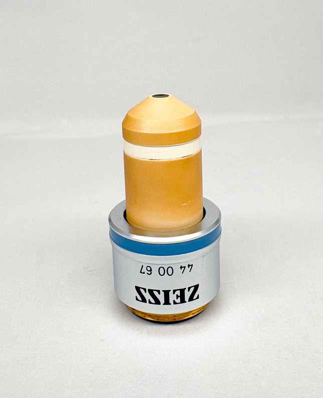 Zeiss ACHROPLAN 63x 0.90 Water Immersion Microscope Objective Lens, used, clean glass, perfect optical condition