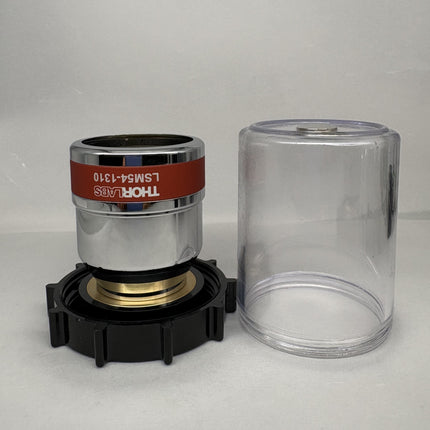 Thorlabs LSM54-1310 Large FOV OCT Scanning Objective Lens (1200–1400 nm, 54 mm EFL, 64 mm WD, M25x0.75)