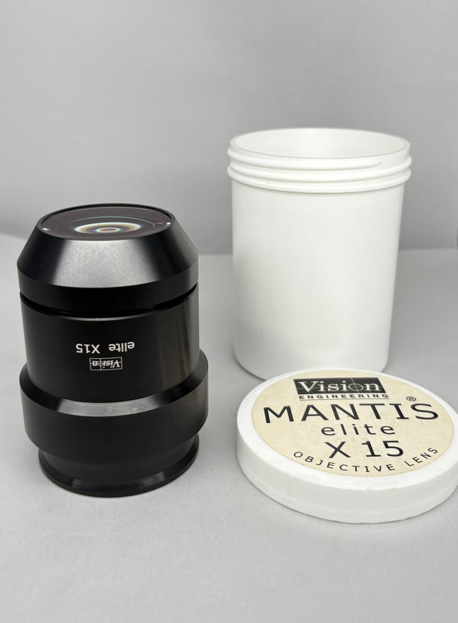 VISION Engineering Mantis Elite X15 STEREO MICROSCOPE OBJECTIVE LENS