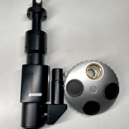 Mitutoyo Video Microscope Units VMU w/Nosepiece M26 Thread, used, in good optical condition.