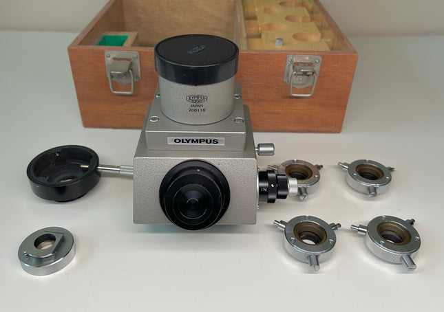 Vintage Olympus Vanox Polarizing Microscope Monocular Tube