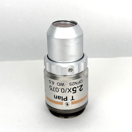 Nikon EPI T Plan 2.5x/0.075 OFN25 WD6.5 MUE12030 Microscope Objective