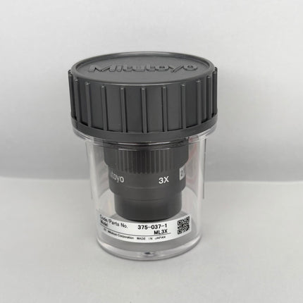 Mitutoyo ML3x 375-037-1 Measuring Microscope Objective 3x never used 