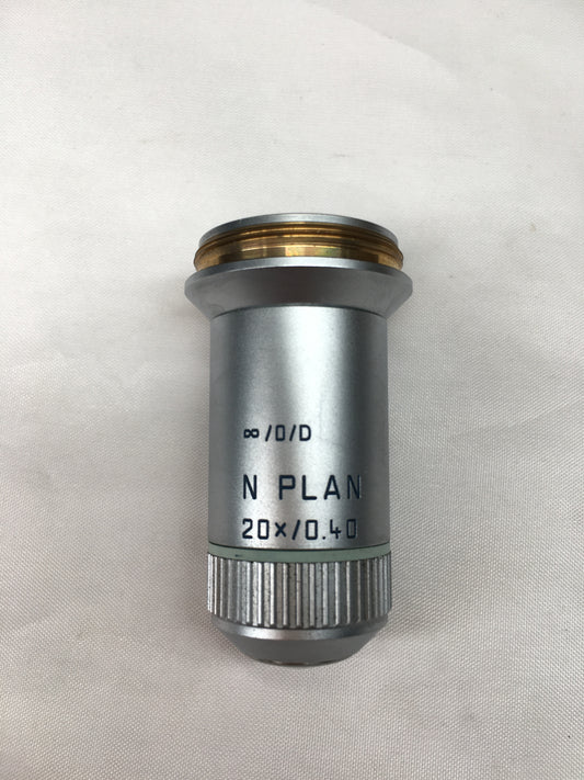 Leica N PLAN 20x/0.40 ∞/0/D 566011 M25 Infinity Microscope Objective